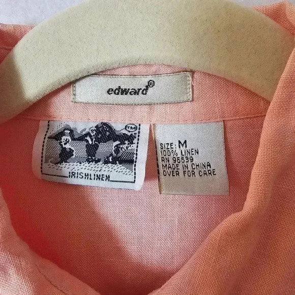 ♥Edward Irish 100%Linen button down shirt - Picture 8 of 10